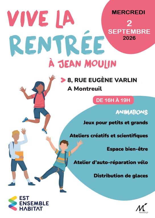 Vive la rentrée Montreuil Jean Moulin 2 sept 2026