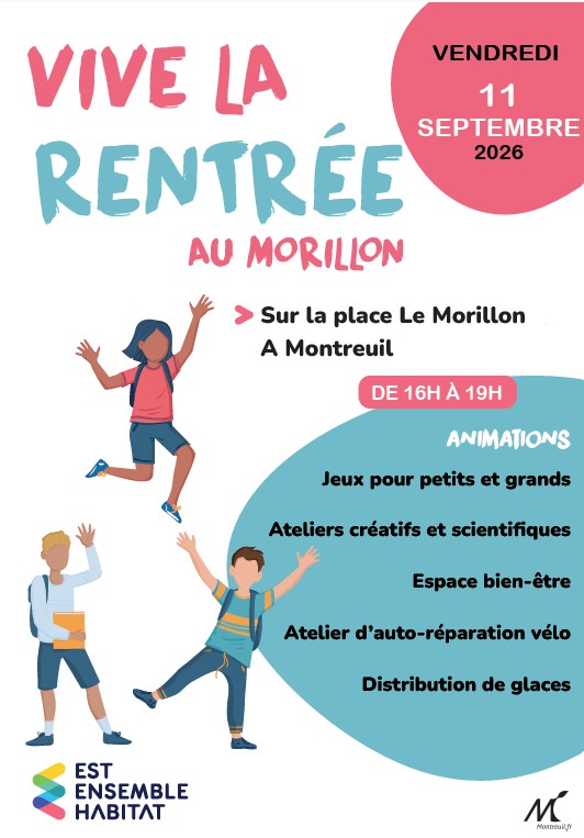 Vive la rentrée Montreuil Morillon 11 sept 2026
